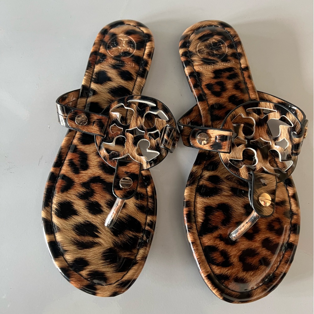 Cheetah Miller Tory Burch sandals size 39